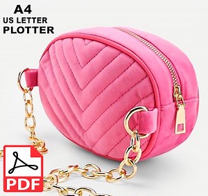 Compact Classic Shoulder Purse Sewing Pattern | DIY Crossbody Bag Pattern - Etsy Australia