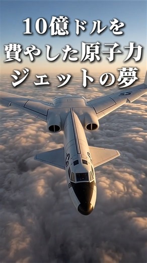 10億ドルを費やした原子力ジェットの夢 #shorts