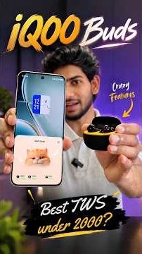 Best TWS Under ₹2,000? iQOO Buds Test! 🎧 #bestearbuds #iqoo