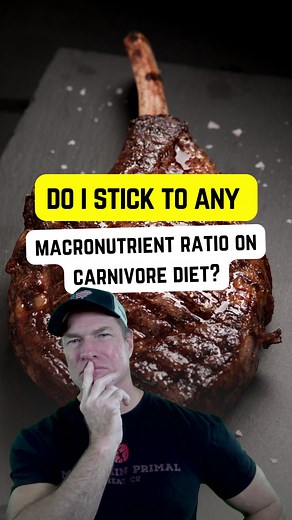 3.8K views · 128 reactions | Do I stick to any macronutrient ratios while on the carnivore diet? #carnivorediet #protein #macronutrients | Dr. Shawn Baker MD | Facebook
