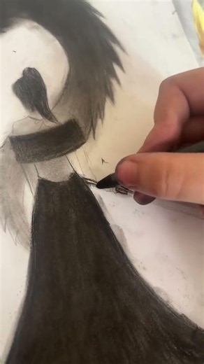 Drawing a Dragon in Pencil 🐉 #art #dargon #fpyシ #drawing