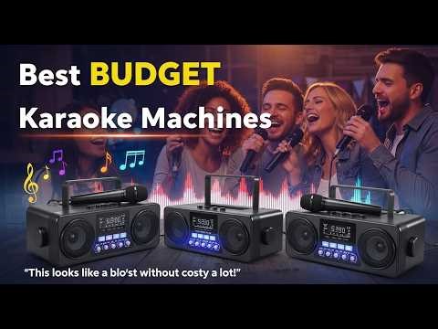TOP 5 Best Budget Karaoke Machines 2026 | Budget Karaoke Machines That Actually Sound Amazing