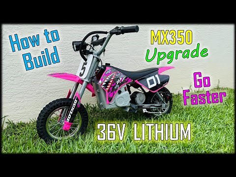 Razor MX350 - 36V Lithium Overvolt Kit Installation