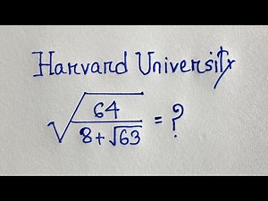 Only 10% Students Solve this Maths olympiad Radical problem!