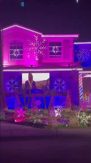 Amazing Christmas light show house #lightshow #christmas #amazing