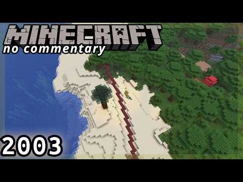Late-Game Minecraft 2003 :: Dark Forest Beach Road Trench