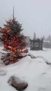 Fresh snow this week at @aframeclub ❄️ | A-Frame Club