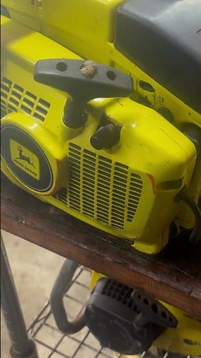 John Deere twin cylinder chainsaw