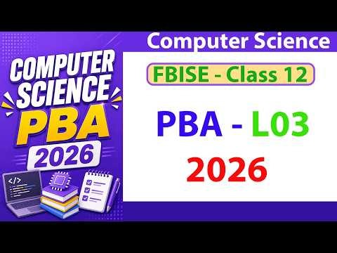Lecture 03 | Functions, Libraries and Turtle Graphics in Python | FBISE HSSC PBA 2026