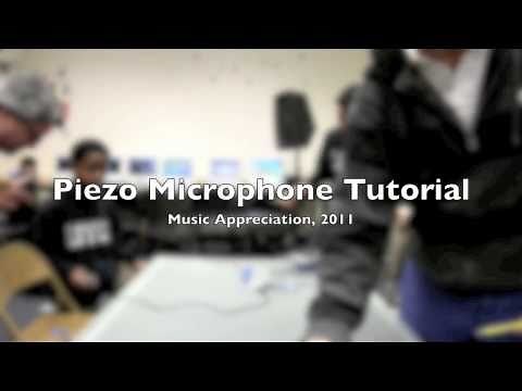 Tutorial: How to make a Piezo Contact Microphone (HD)