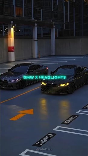 BMW x Headlights ❤🔥 | BMW Edit | #trending #Bmwm #bmwmmotorsport #caredit #mpower #car #fyp #shorts