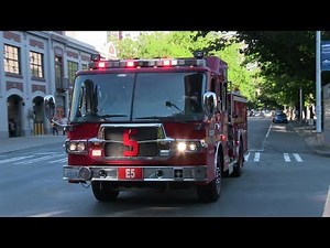 [E-One Quest] Engine 5 + Ladder 4 - Seattle Fire Code 3 response