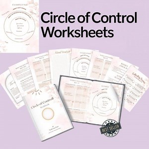 Anxiety Relief Workbook: Circle of Control, DBT Therapy Tool (digital Download) - Etsy