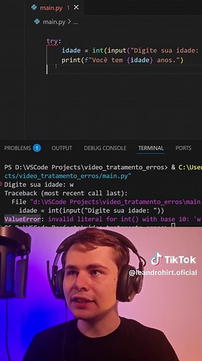Como usar try e except no Python para tratamento de erros