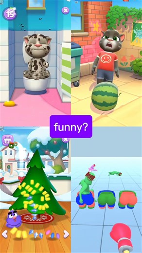 Tom Cat Funny Four Screen Moments | Viral AI Cat Video 😂🐱