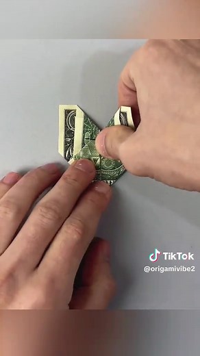 Today we are folding a dollar bill into a dollar Bat 🦇 #origami #dollar #dollarorigami #artandcraft #bat