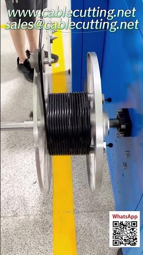 High Efficiency Automatic Cable Spooler with Precision Traversing & Cutting