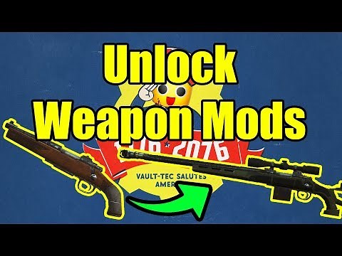 Fallout 76 - How to Unlock Weapon Mods And Craft Weapon Mods (Fallout 76 Guide)