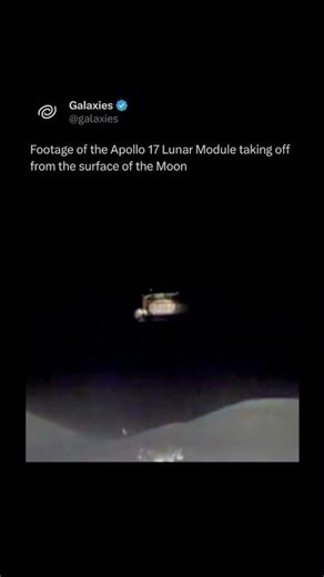 Color TV camera footage remote controlled from Houston of the Apollo 17