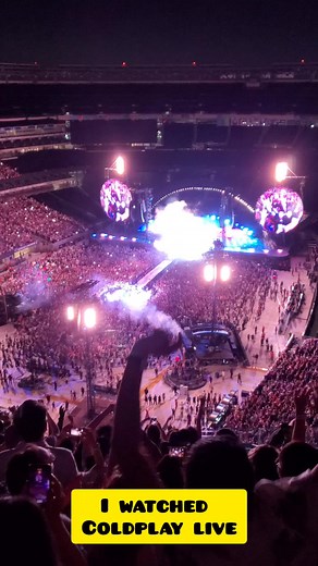 89K views · 1.9K reactions | We watched Coldplay live and it's probably the best concert I have been to. Watching Coldplay was on my bucket list for the last 5 years. Here are some highlights of us screaming along to Viva la vida, fix you, paradise etc. #concert #coldplay #music #stadium #live | Seeam Shahid Noor | Facebook