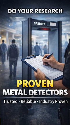 How Top Security Teams Choose Their Metal Detectors #professional #trending