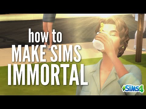 How to Make Sims Immortal in The Sims 4 (Base Game) Stop Aging!