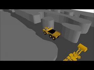 Pillar Mining Simulation in Simio