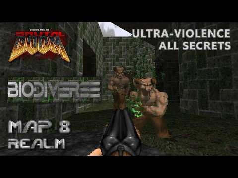 Doom 2 - Biodiverse - Map 8 - Ultra-Violence - All Secrets