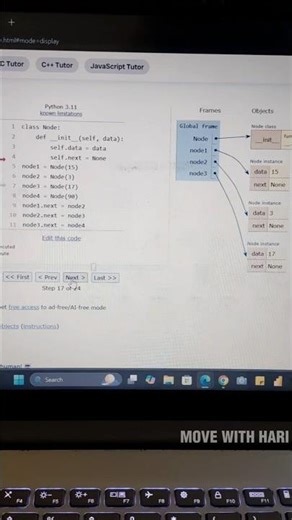 Coding in visualization step by step 🪜 flow#ytshorts #coding #python #programming#aitools