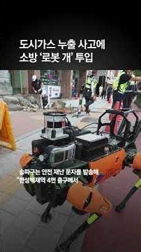 올림픽공원 인근 도시가스 유출…소방 로봇 개 투입