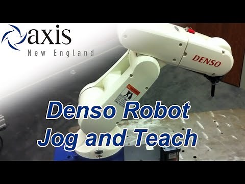 Jog and Teach Denso Robot - Axis New England