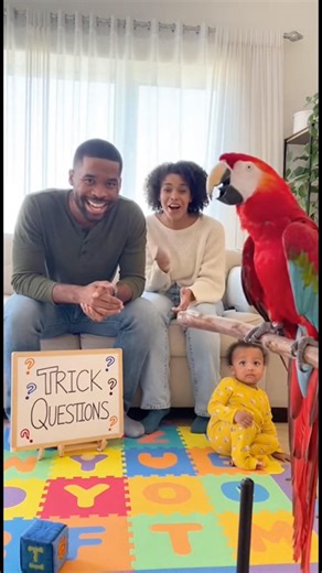 “This parrot just destroyed every trick question 🤯🦜”