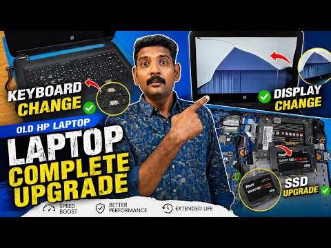 Free Govt Laptop Upgrade 🔧 128GB SSD + Keyboard + Display Tamil