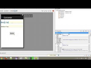 Android App Programming Tutorial making a simple converter App