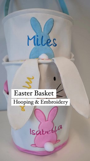 No need to struggle while hooping Easter Baskets 🐣🧺 Follow these simple steps for easy hoopings‼️ Items Used: 5.5” Mighty Hoop 5.5” Backing Holder 4x6” Mighty Hoop 4x6” Backing Holder Tear Away Stabilizer Water Soluble Stabilizer Baskets from 5 Below Order your Mighty Hoops ➡️ www.hoopmaster.com⬅️ #easterbasketembroidery #customeasterbasket #mightyhoops #embroiderymachine #easterbaskets #customeastergifts #embroidery