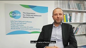 16 reactions · 3 comments | Dr. Dennis Ougrin of KCL IoPPN on ‘Therapeutic Assessment for Self-Harm’. Join him, leading academics, clinicians, and researchers, for the Judy Dunn National Conference on Suicide and Self-Harm. Includes lived experience examples. Tickets from £99. Friday 8 November, London https://www.acamh.org/event/dunn19/ | The Association for Child and Adolescent Mental Health (ACAMH) | Facebook