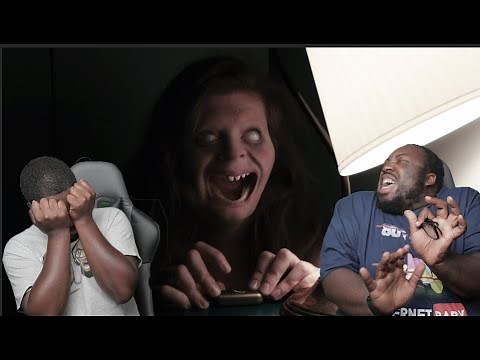 SUPER SCARY! Lights Out Horror Film REACTION SCREAM-A-WEEN