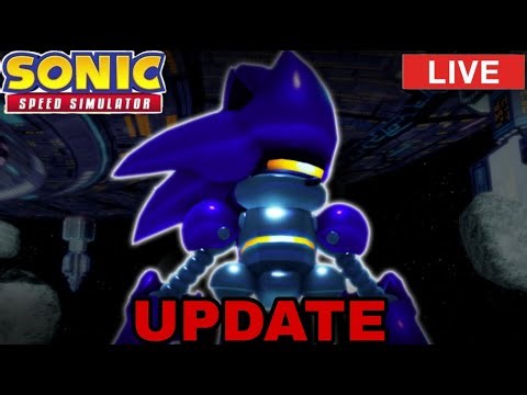 HOJE TEM MECHA SONIC! ESPERANDO O UPDATE DO SONIC SPEED SIMULATOR