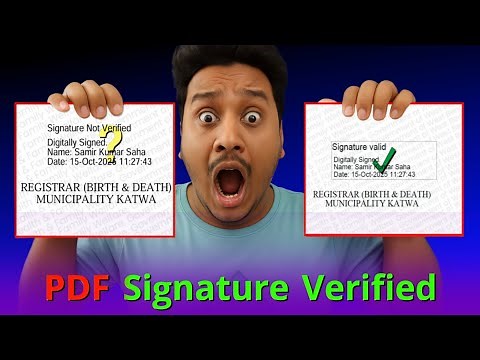 How to Verify PDF Signature | Adobe Acrobat Signature Verification Step-by-Step