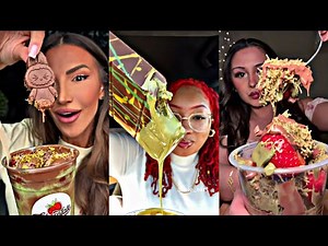 Dubai Chocolate TikTok ASMR 🍫 Compilation Satisfying