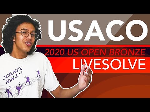 USACO 2021 US Open Contest Bronze: Full Contest Python(ish) Livesolve