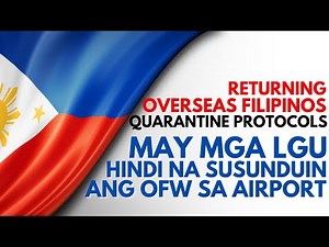 🔴LATEST PHILIPPINES QUARANTINE PROTOCOLS FOR OFW & NON OFW UPDATE, FEBRUARY 8, 2021