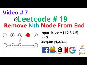 Remove Nth Node from The End | Java| Linked List| Leetcode #19