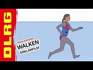 DLRG | Aquajogging step techniques: Walking
