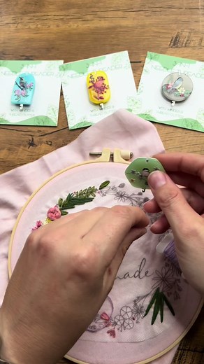 Check out my all new 3-in-1 Needle Threader! Perfect for hand embroidery and cross stitch. It features a sharp thread cutting blade, a durable hook style needle threader, and my signature 3 magnet threader minder system! Many designs in stock and more being added weekly. #crossstitch #handembroidery #sewing #sewingnotions #stitching