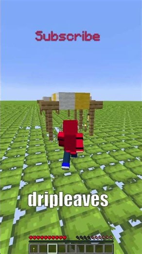 Minecraft, but the WHOLE WORLD is DRIPLEAF #minecraft