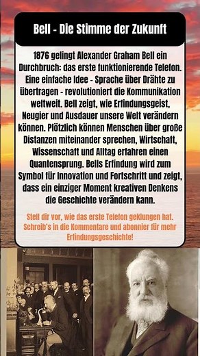 Alexander Graham Bell 1876 Die Erfindung des Telefons