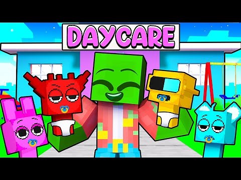 I Built a SPRUNKI DAYCARE in Minecraft!