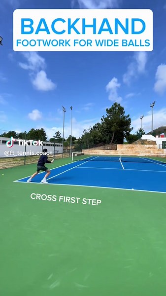 Part 4: Basic Tennis Footwork (Wide Balls for Your Backhand) _____ #backhand #tennis #tennisbackhand #tennis🎾 #tennisplayer #tennislove #tennisfan #tennislife #tennisworld #tennistips #tennistip #tennislessons #tennisvideo #tenniscoaching #vilnius #sebarena #lithuania