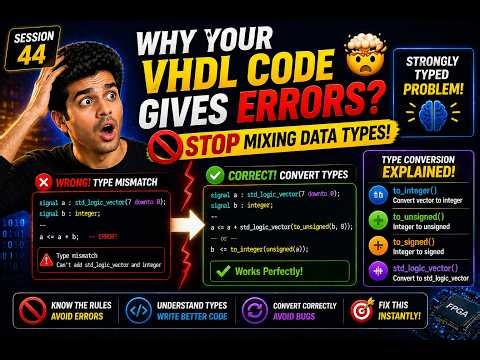 44 ~ VHDL Type Conversion Explained | This VHDL Rule Breaks Your Code